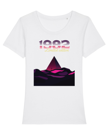Synthwave  1982 pyramid limited edition White