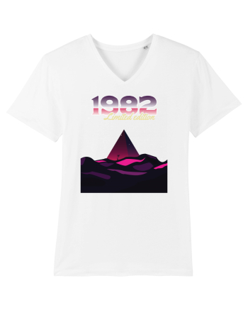 Synthwave  1982 pyramid limited edition White