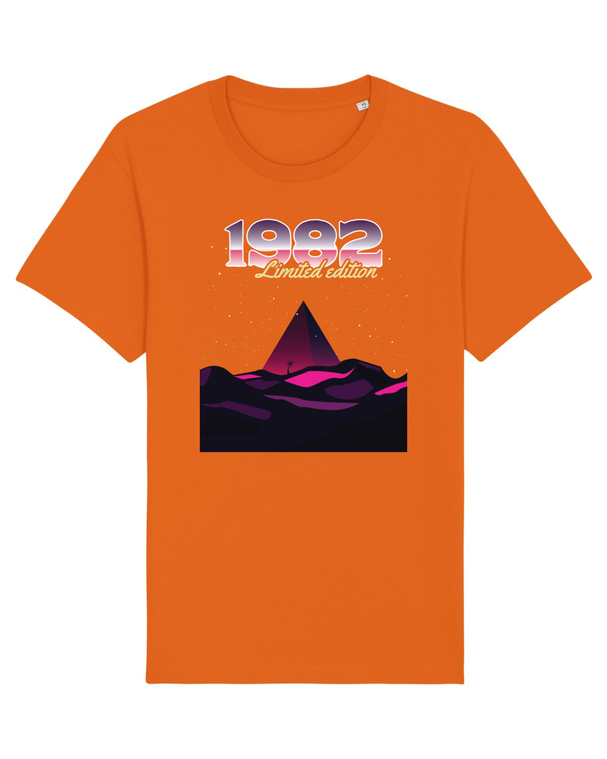 Tricou mânecă scurtă Unisex Rocker Bright Orange