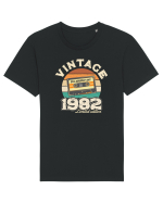 Vintage 1982 retro sunset casette Tricou mânecă scurtă Unisex Rocker