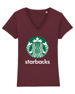 Starbacks Tricou mânecă scurtă guler V Damă Evoker