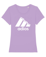 Adios Tricou mânecă scurtă guler larg fitted Damă Expresser