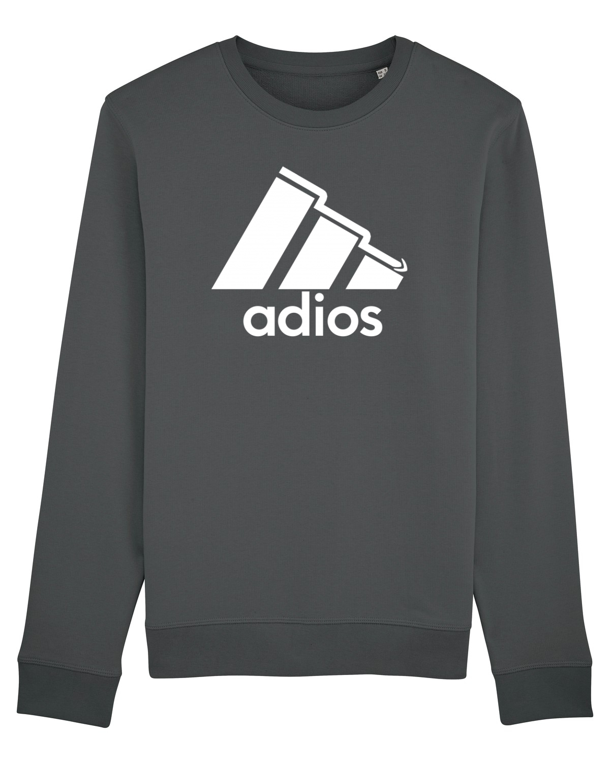 Bluză mânecă lungă Unisex Rise Anthracite