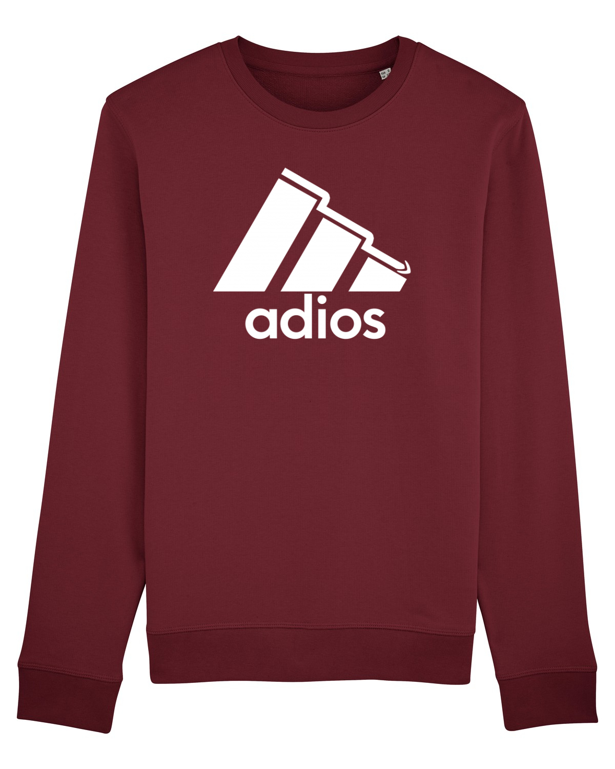 Bluză mânecă lungă Unisex Rise Burgundy