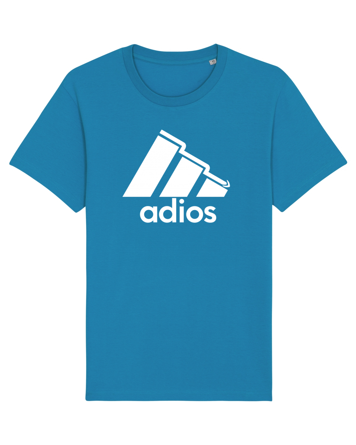 Tricou mânecă scurtă Unisex Rocker Azur