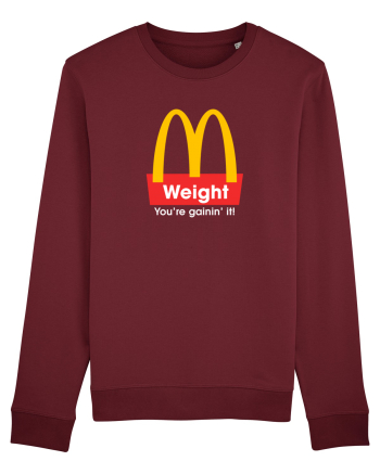 Mc D0nalds WEIGHT Burgundy