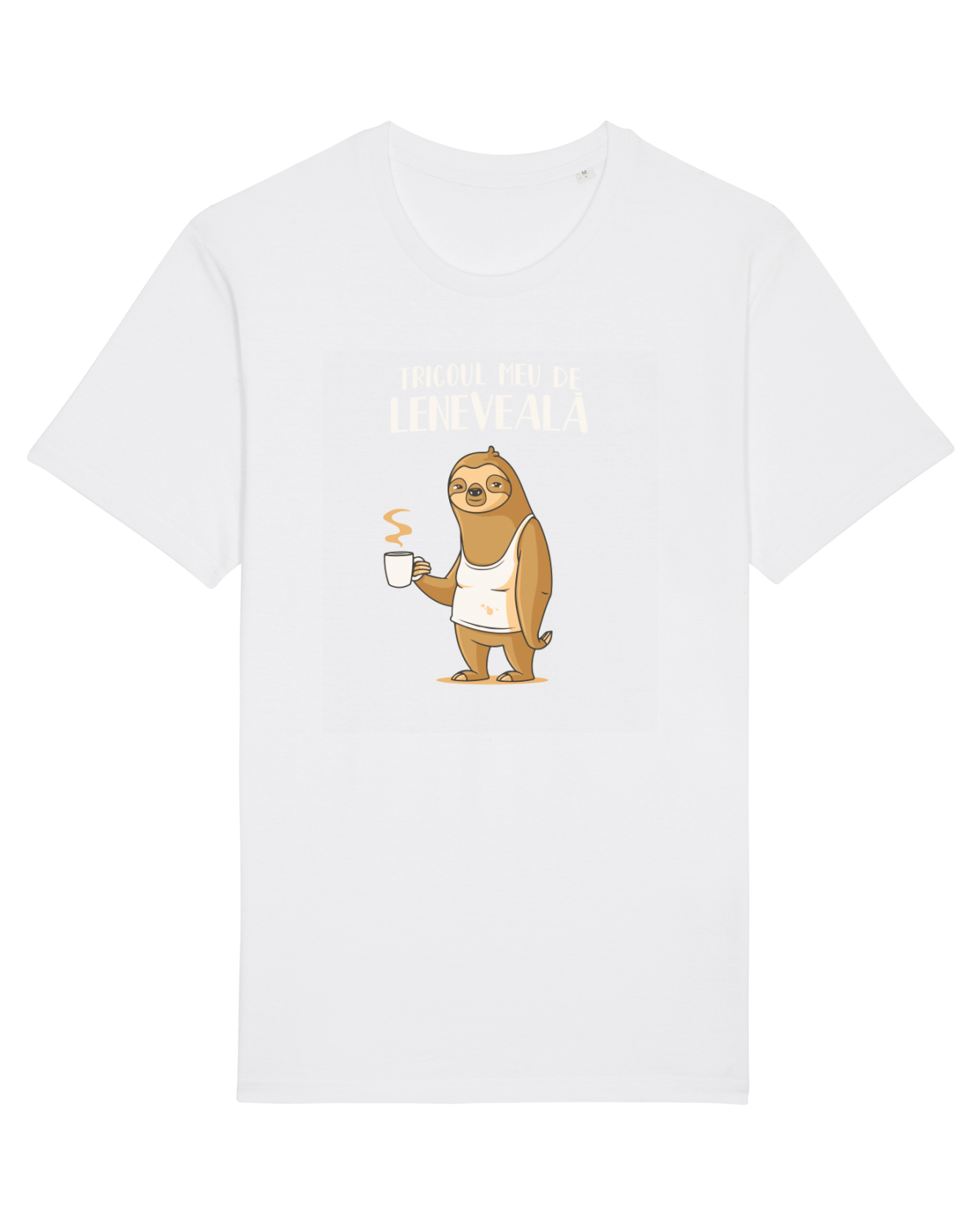 Tricou mânecă scurtă Unisex Rocker White