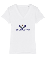 Dubstar Tricou mânecă scurtă guler V Damă Evoker