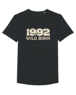Vintage 1992  wild born Tricou mânecă scurtă guler larg Bărbat Skater