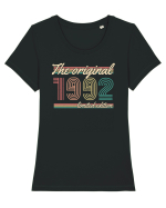 Vintage ST 1992 the original limited edition Tricou mânecă scurtă guler larg fitted Damă Expresser