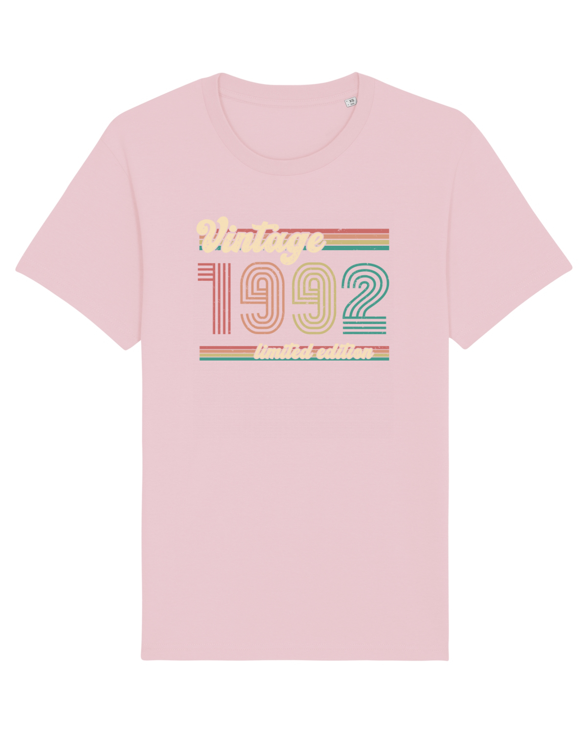 Tricou mânecă scurtă Unisex Rocker Cotton Pink