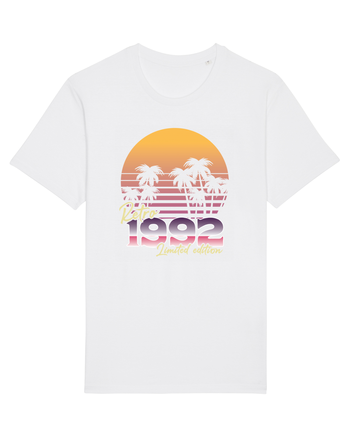 Tricou mânecă scurtă Unisex Rocker White