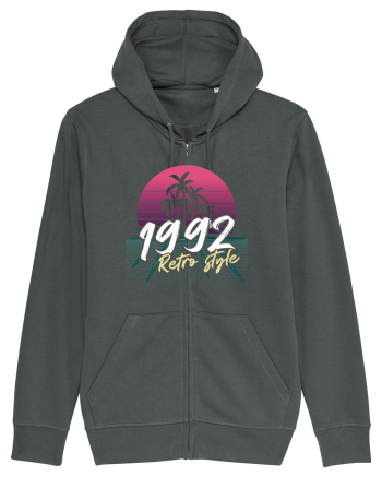 Synthwave  1992 retro style Anthracite