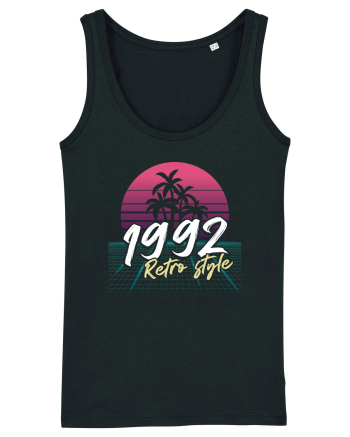 Synthwave  1992 retro style Black