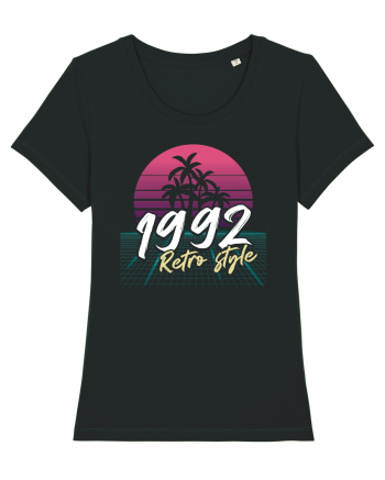 Synthwave  1992 retro style Black