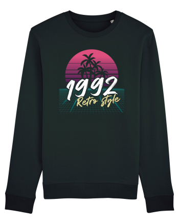 Synthwave  1992 retro style Black