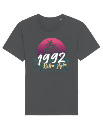 Synthwave  1992 retro style Anthracite