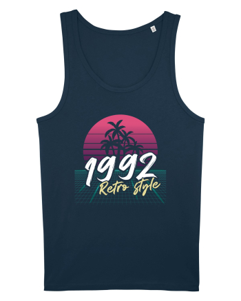 Synthwave  1992 retro style Navy