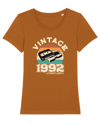 Vintage 1992 retro sunset videotape Roasted Orange