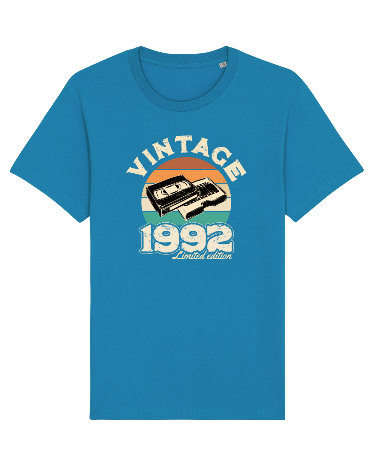 Tricou mânecă scurtă Unisex Rocker Azur