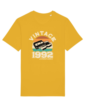 Vintage 1992 retro sunset videotape Spectra Yellow
