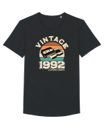 Vintage 1992 retro sunset videotape Tricou mânecă scurtă guler larg Bărbat Skater