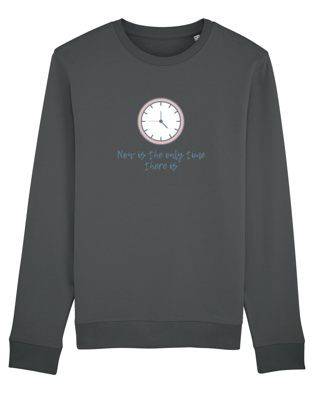 Bluză mânecă lungă Unisex Rise Anthracite