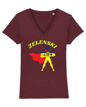 Captain Ukraine  Burgundy