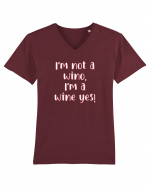 Wine Yes Tricou mânecă scurtă guler V Bărbat Presenter