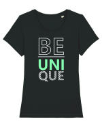 Be Unique Tricou mânecă scurtă guler larg fitted Damă Expresser