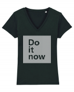 Do It Now Tricou mânecă scurtă guler V Damă Evoker