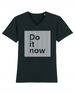 Do It Now Tricou mânecă scurtă guler V Bărbat Presenter