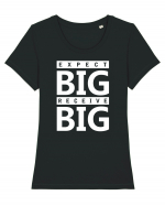 Expect Big Receive Big Tricou mânecă scurtă guler larg fitted Damă Expresser