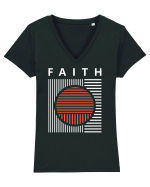 Faith Tricou mânecă scurtă guler V Damă Evoker