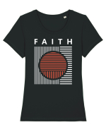 Faith Tricou mânecă scurtă guler larg fitted Damă Expresser