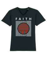 Faith Tricou mânecă scurtă guler V Bărbat Presenter