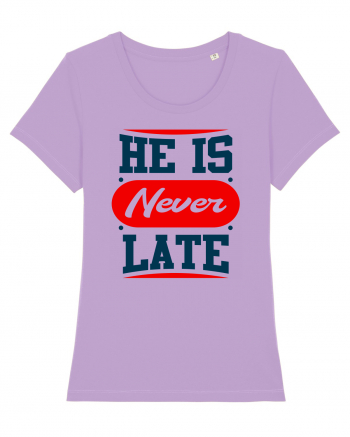 He Is Never Late Lavender Dawn