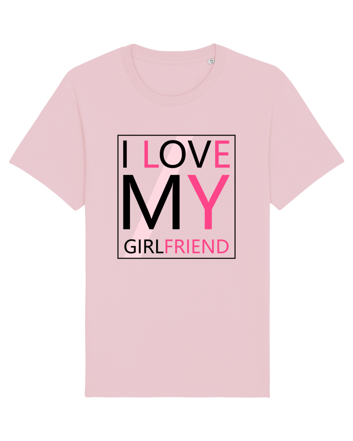 Tricou mânecă scurtă Unisex Rocker Cotton Pink