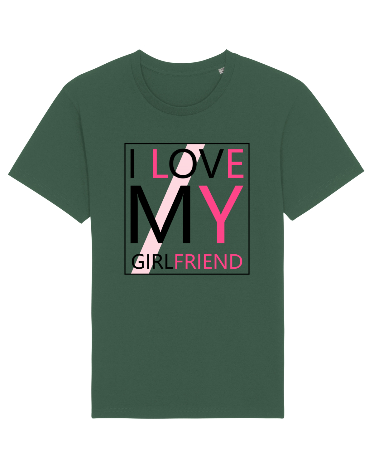 Tricou mânecă scurtă Unisex Rocker Bottle Green
