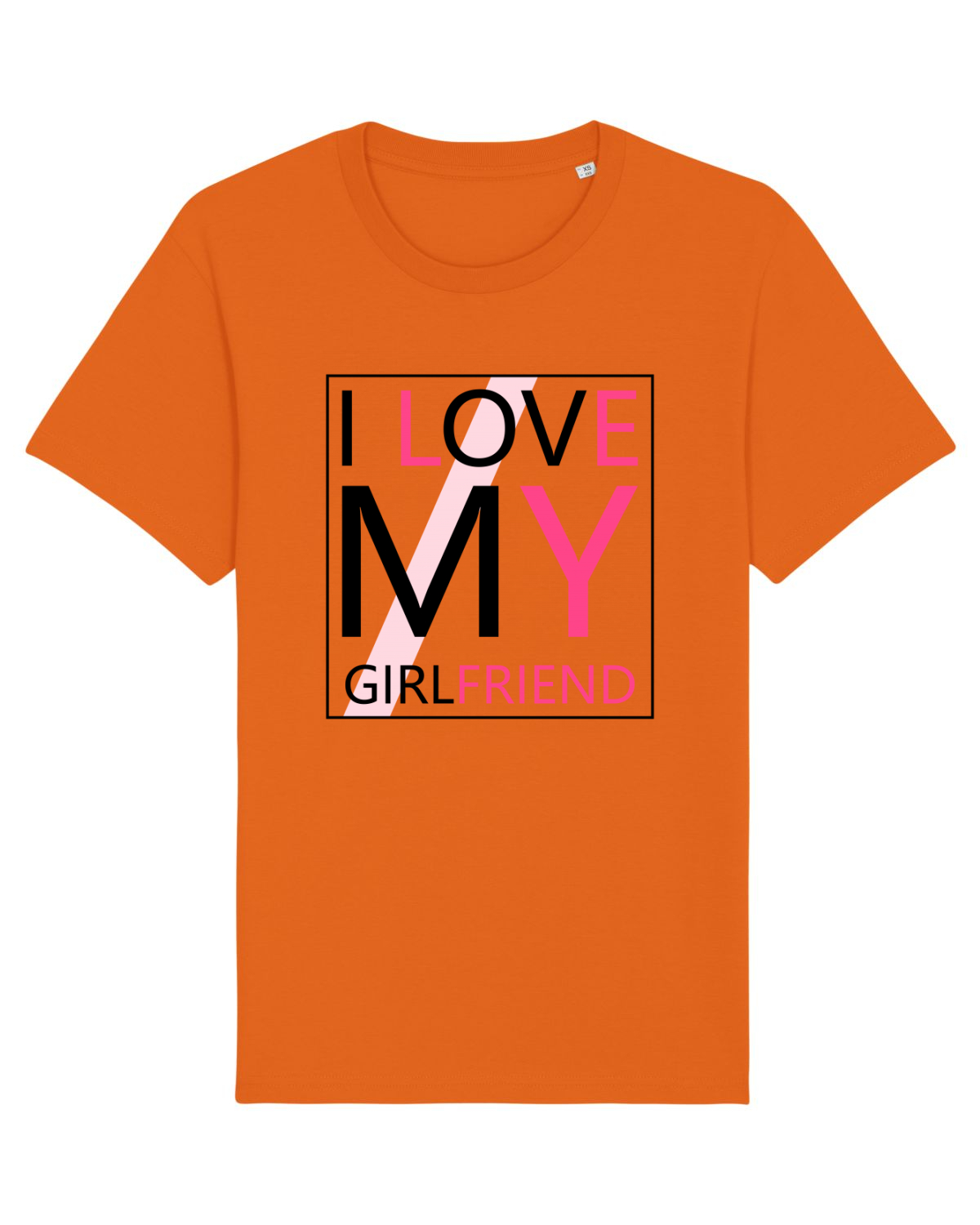 Tricou mânecă scurtă Unisex Rocker Bright Orange