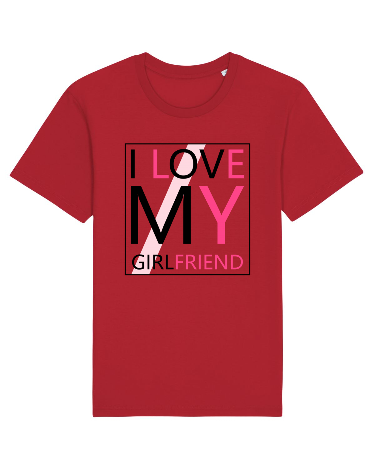 Tricou mânecă scurtă Unisex Rocker Red