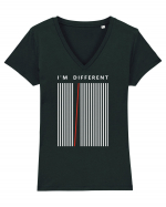 I'm Different Tricou mânecă scurtă guler V Damă Evoker