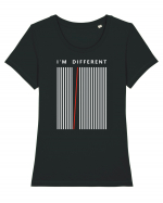 I'm Different Tricou mânecă scurtă guler larg fitted Damă Expresser