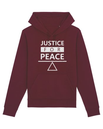 Justice for Peace Burgundy