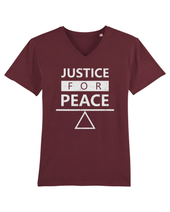 Justice for Peace Burgundy