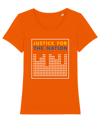 Justice for the Nation Bright Orange