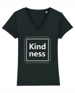 Kindness Tricou mânecă scurtă guler V Damă Evoker
