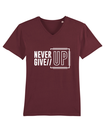 Never Give Up Burgundy
