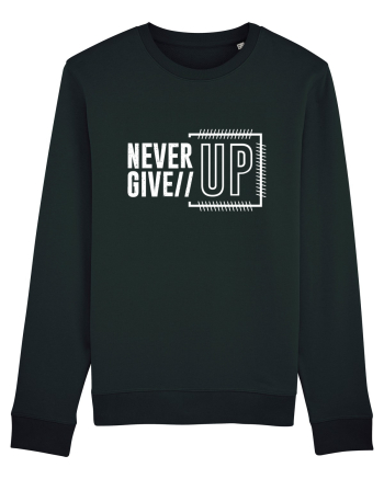 Never Give Up Black