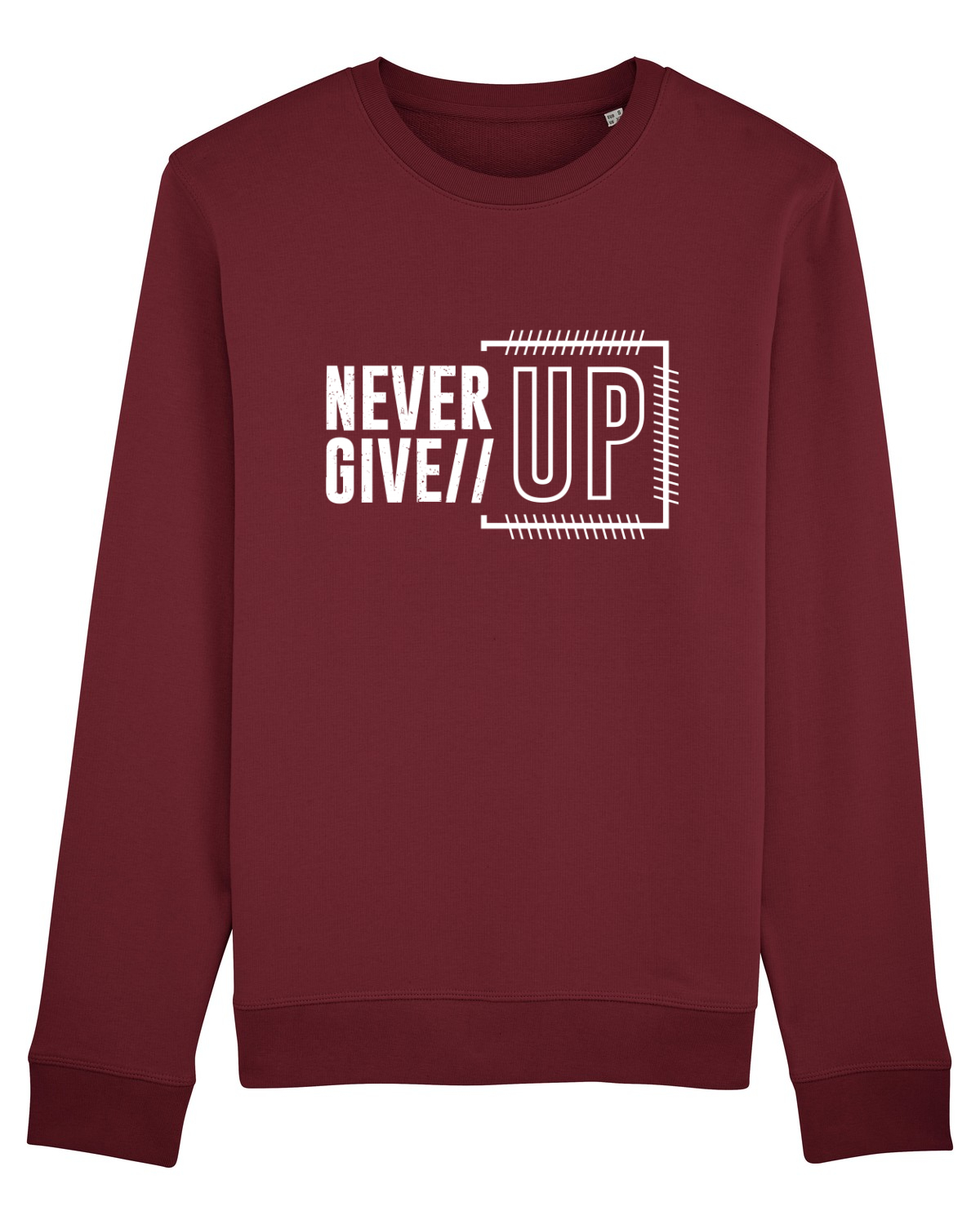 Bluză mânecă lungă Unisex Rise Burgundy